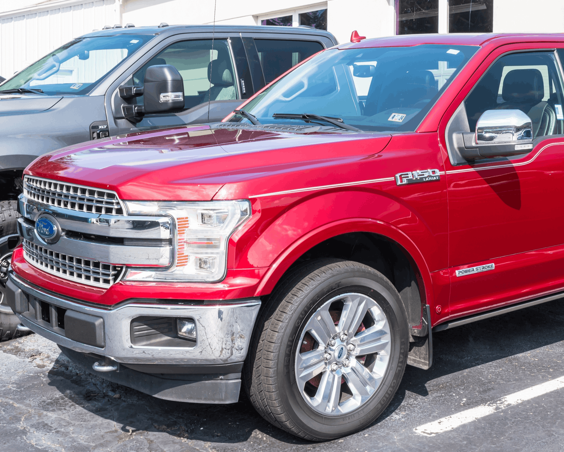 Domestic auto repair in New Braunfels, TX by Clark's Auto Service. Image of a Ford F-150 pickup truck, highlighting dependable maintenance, diagnostics, and repair services to keep domestic vehicles running strong and reliable.